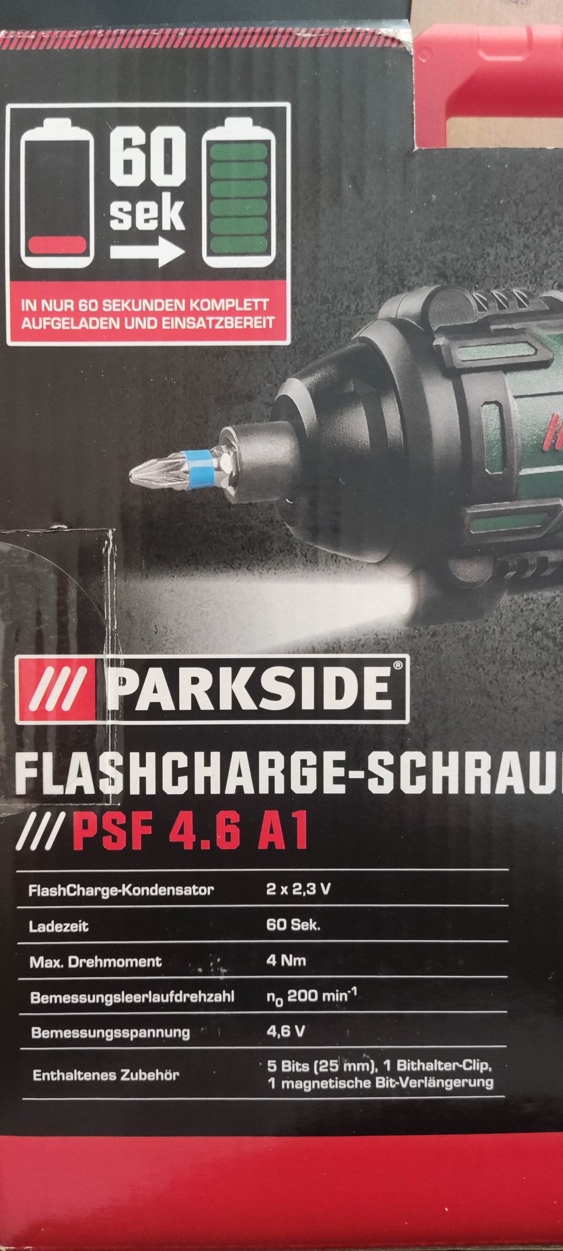 FANTASTICO? Avvitatore Parkside Flashcharge by Lidl 