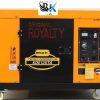 ژنراتور دیزلی سایلنت 11 کیلووات گازوئیلی رویالتی ژاپن مدل  ROYALTY KDE 12STA